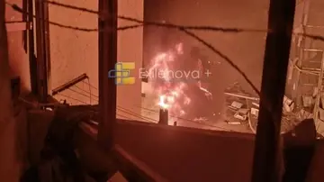 В Белгороде после атаки беспилотников возник пожар