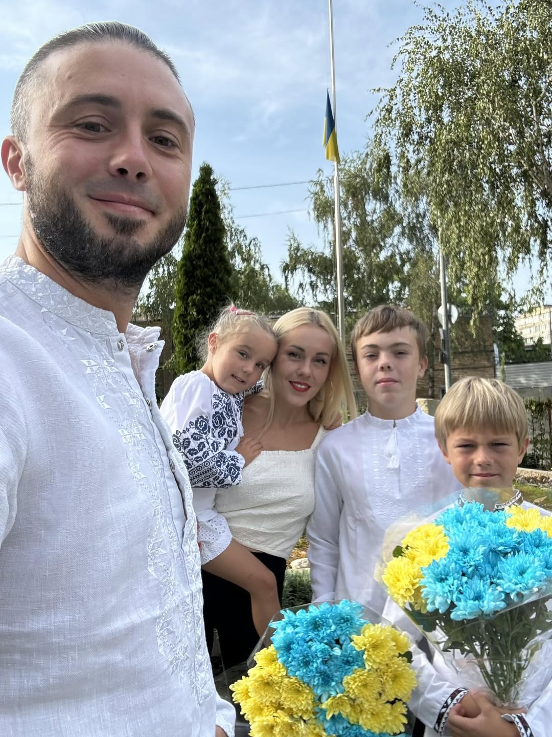 Экс супруги с детьми