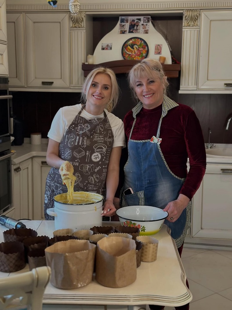 Ирина Федишин с мамой Лесей