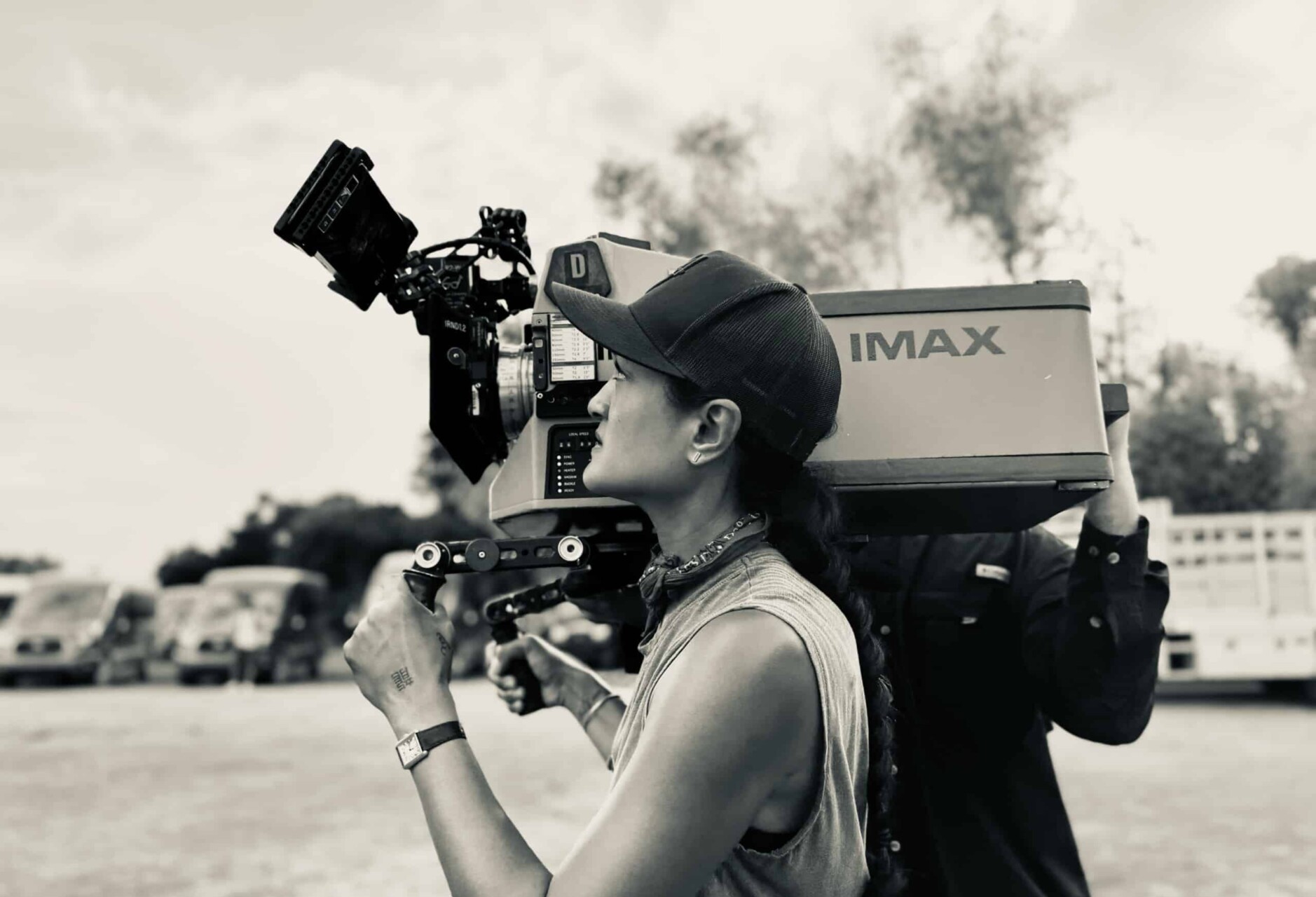 Аркапоу во время съемки ленты