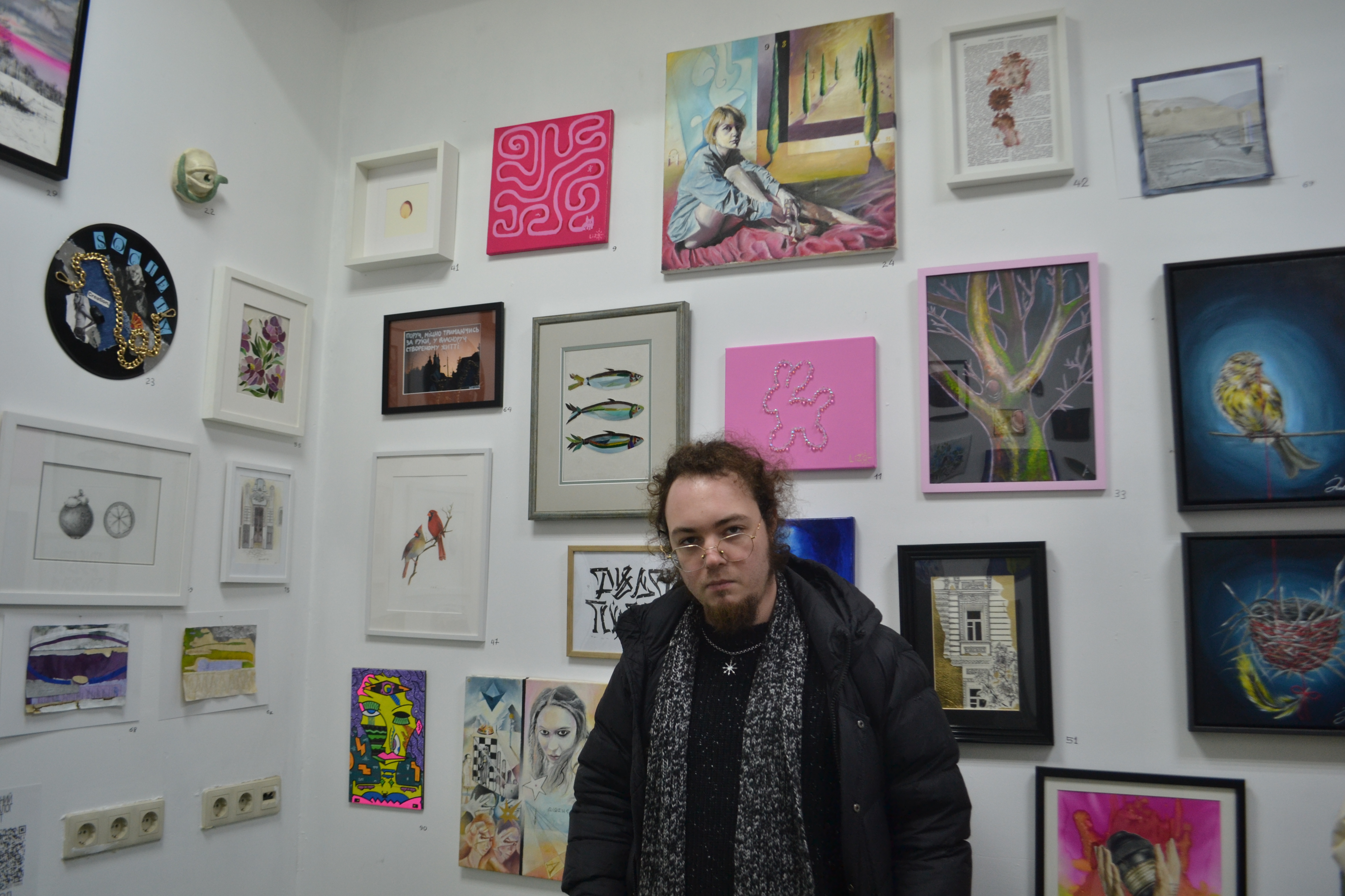 Богдан Сугак (Solaire Desjeux) на выставке