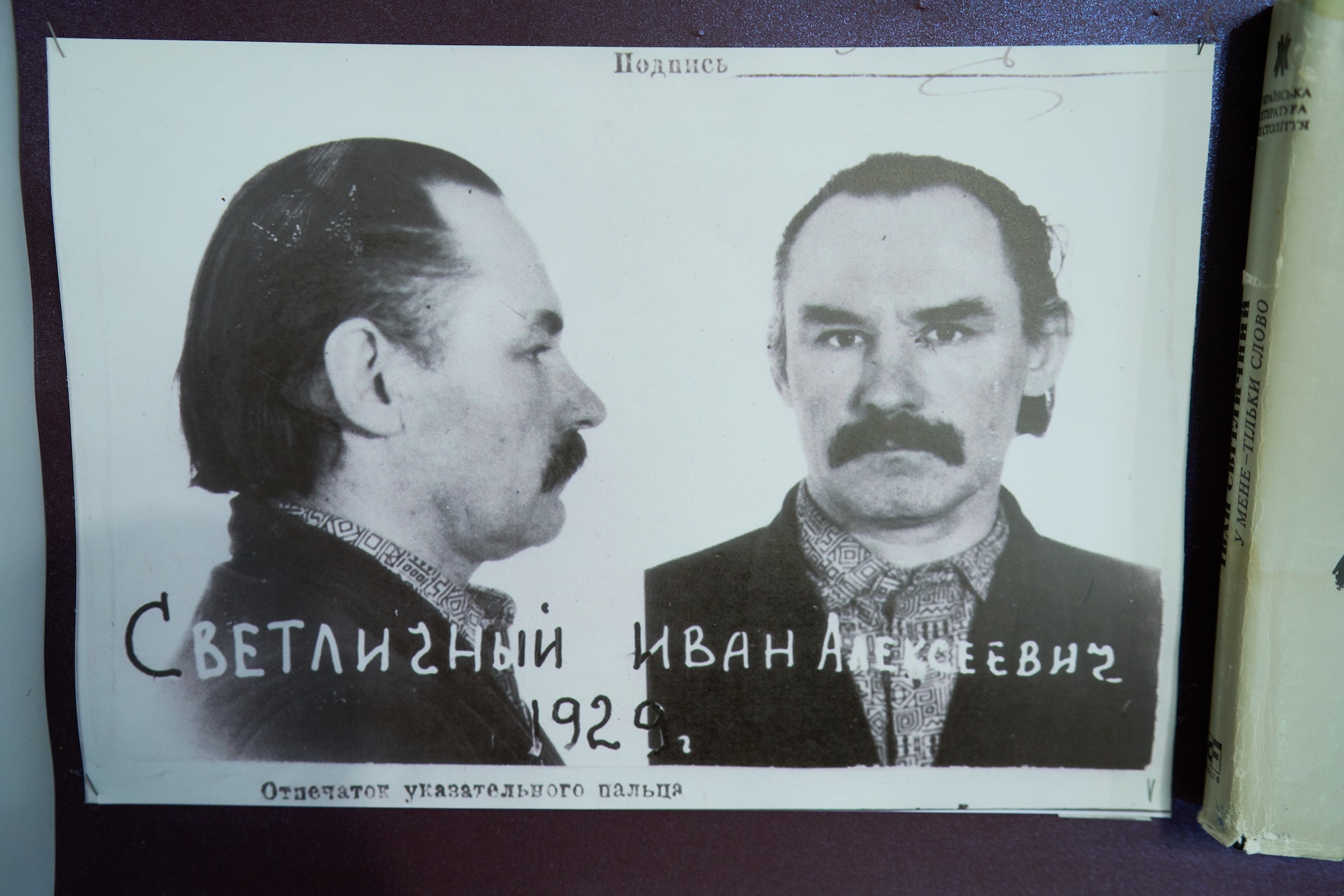 Фото арестованного Ивана Светличного