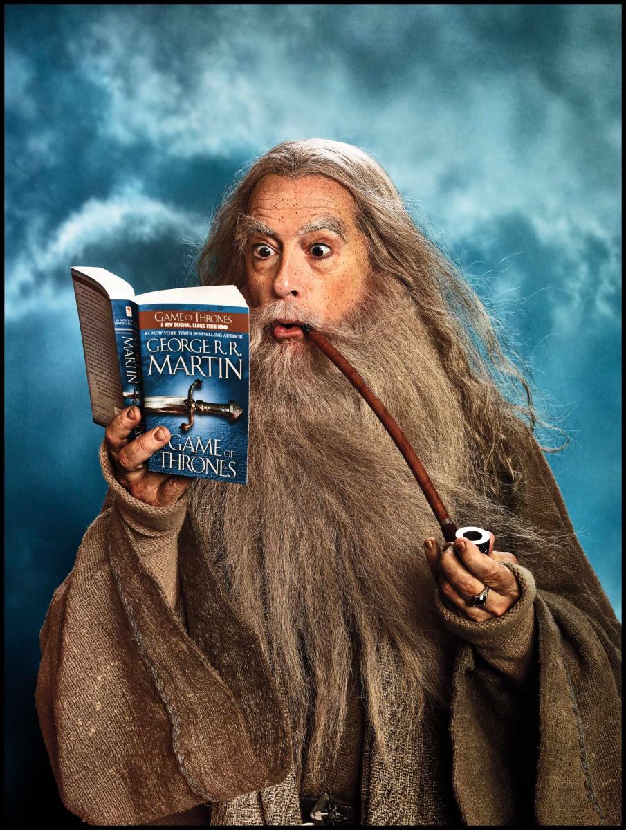 Колберт, в роли Гандальфа