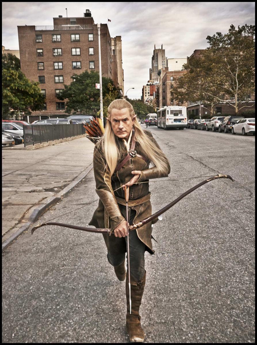 Колберт в образе Леголаса