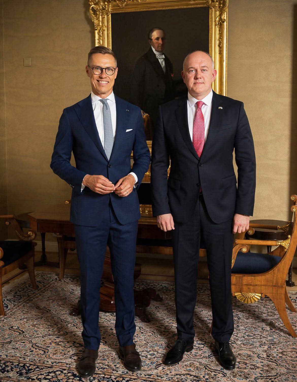 Александер Стубб и Михаил Выдойник/Фото: Facebook/Михаил Выдойник