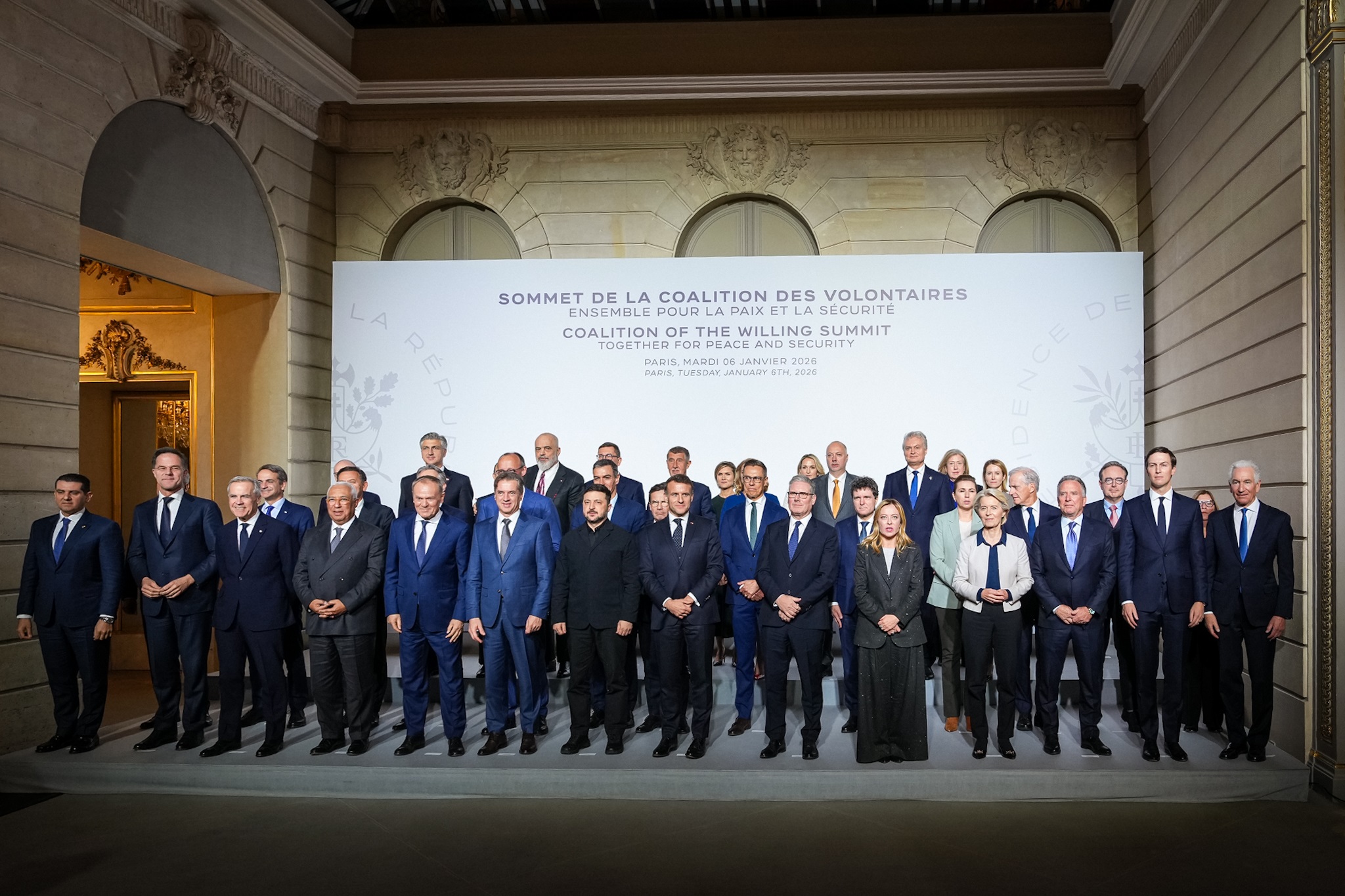 Встреча Коалиции желающих в Париже, 6 января 2026 года/Фото: vlada.gov.cz