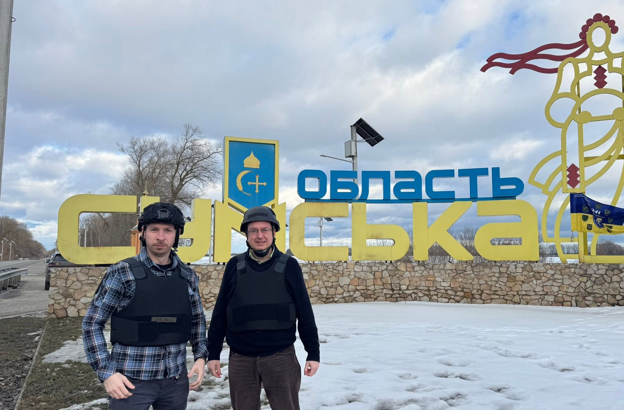 Посол Сербии в Украине Андон Сапунджи во время визита в Сумскую область/Фото: Embassy of Serbia in Ukraine/Facebook
