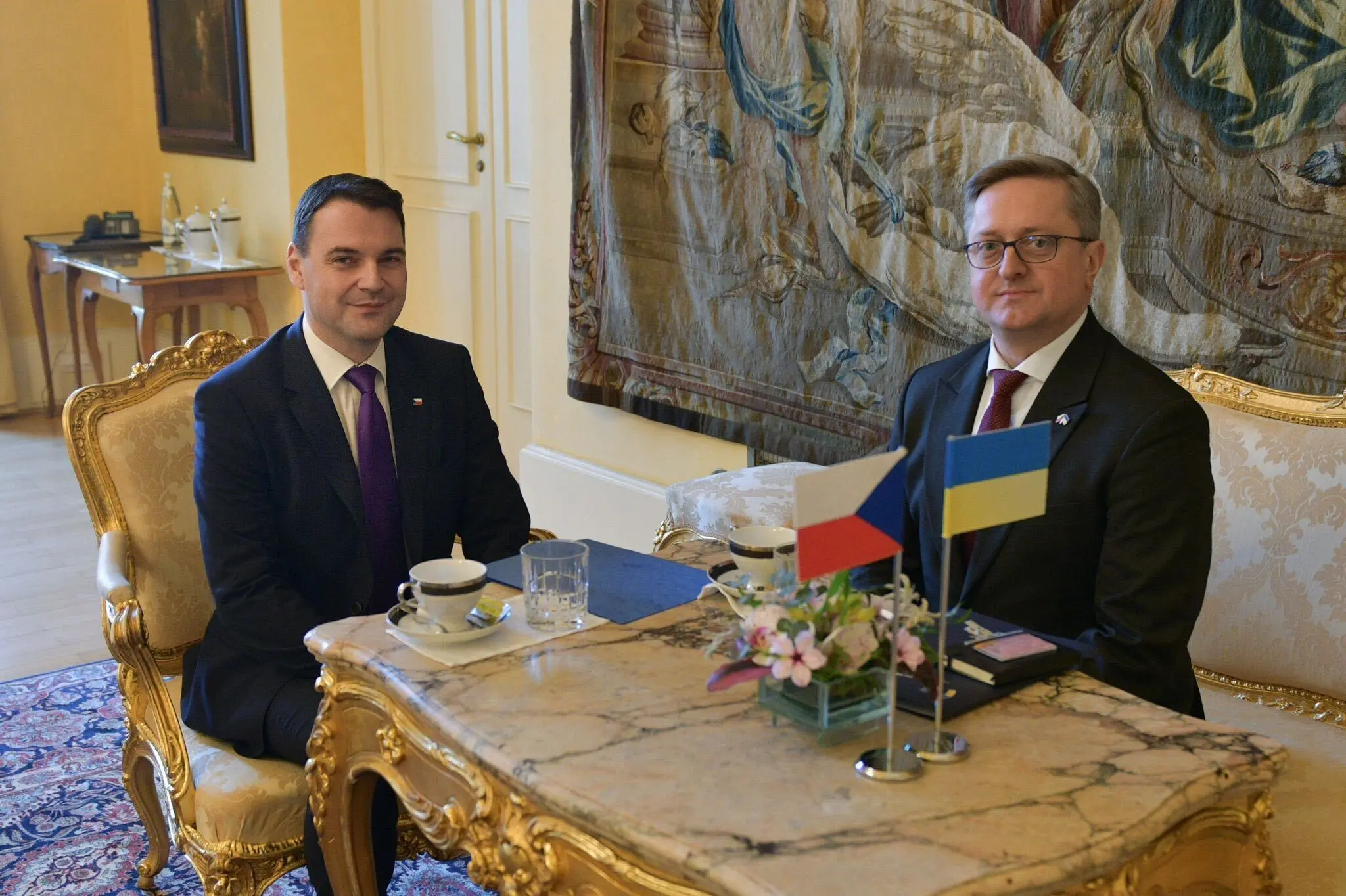 Петр Маценко и Василий Зварыч, 5 января 2026 года/Фото: seznamzpravy.cz