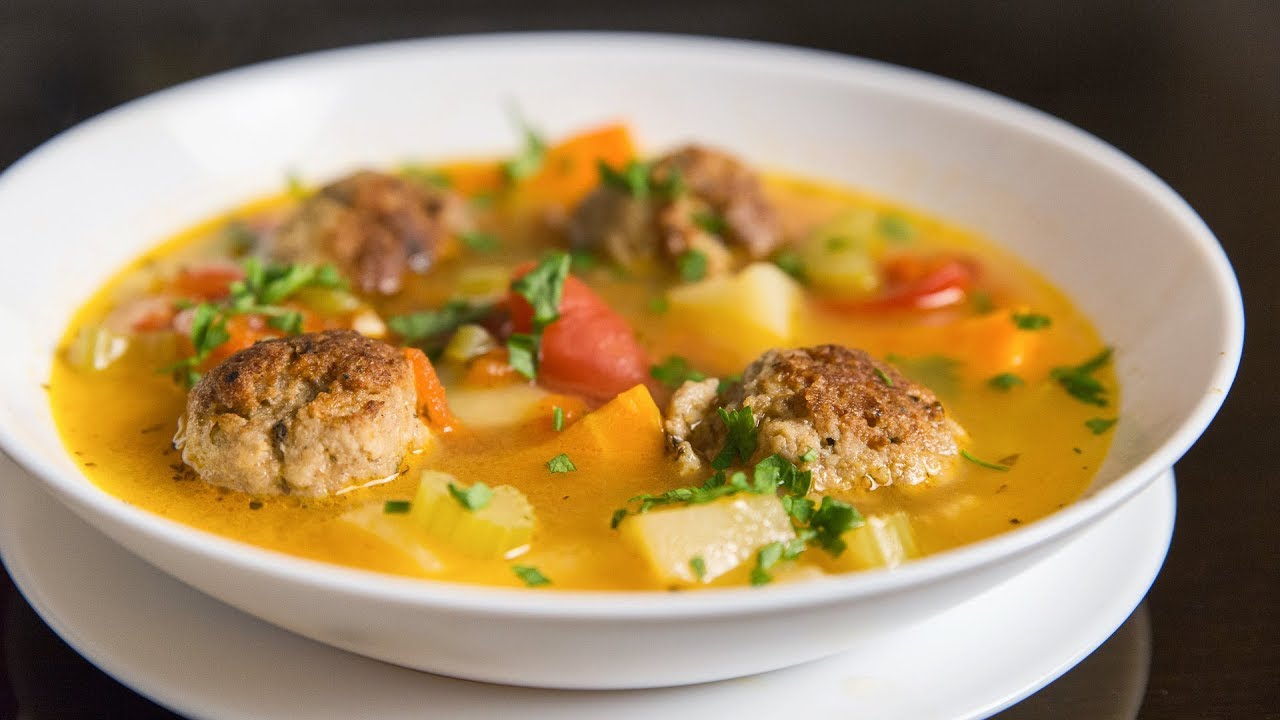 Как приготовить Сырный суп с фрикадельками и плавленным сыром просто рецепт пошаговый