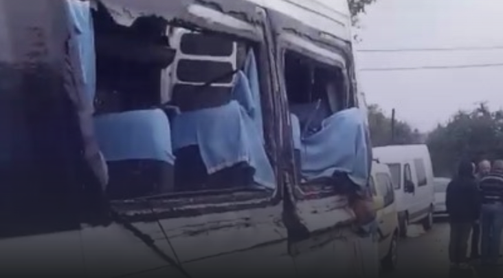 Пассажирский автобус попал в смертельную аварию под Ивано-Франковском. ВИДЕО