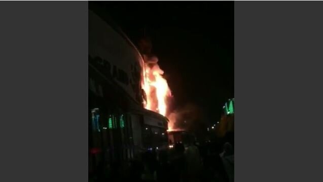 В Чечне произошел масштабный пожар в ТРЦ
