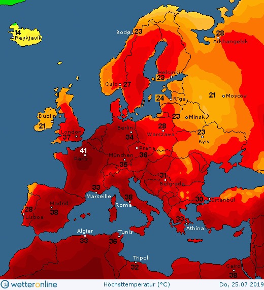 Синоптик - Погода в Европе - Становится страшно: синоптик показала карту спрогнозом погоды в Европе - Апостроф