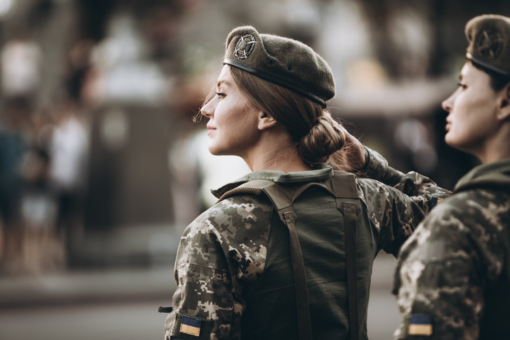 Девушка солдат украины