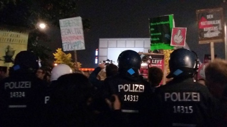 There were photos and videos of an anti-fascist rally in Berlin 7db5a09152ae745b73c82c21888a06cd