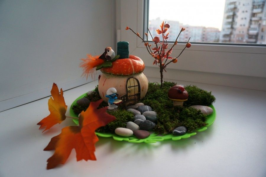 Осенний букет своими руками: фото-идей поделки в садик и школу