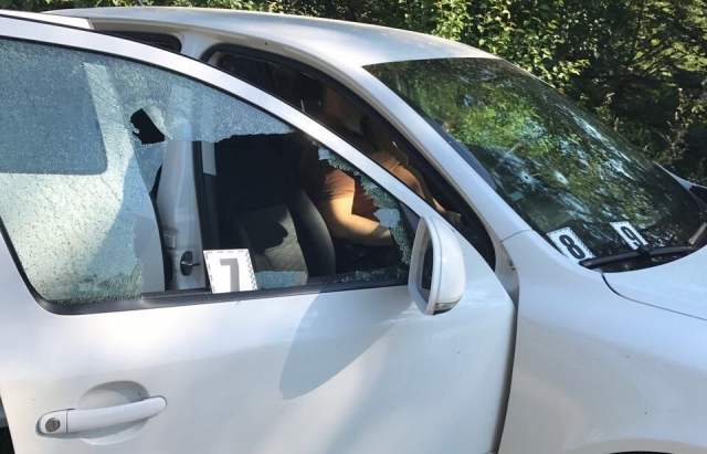 На Закарпатті розстріляли чоловіка в авто: опубліковано фото