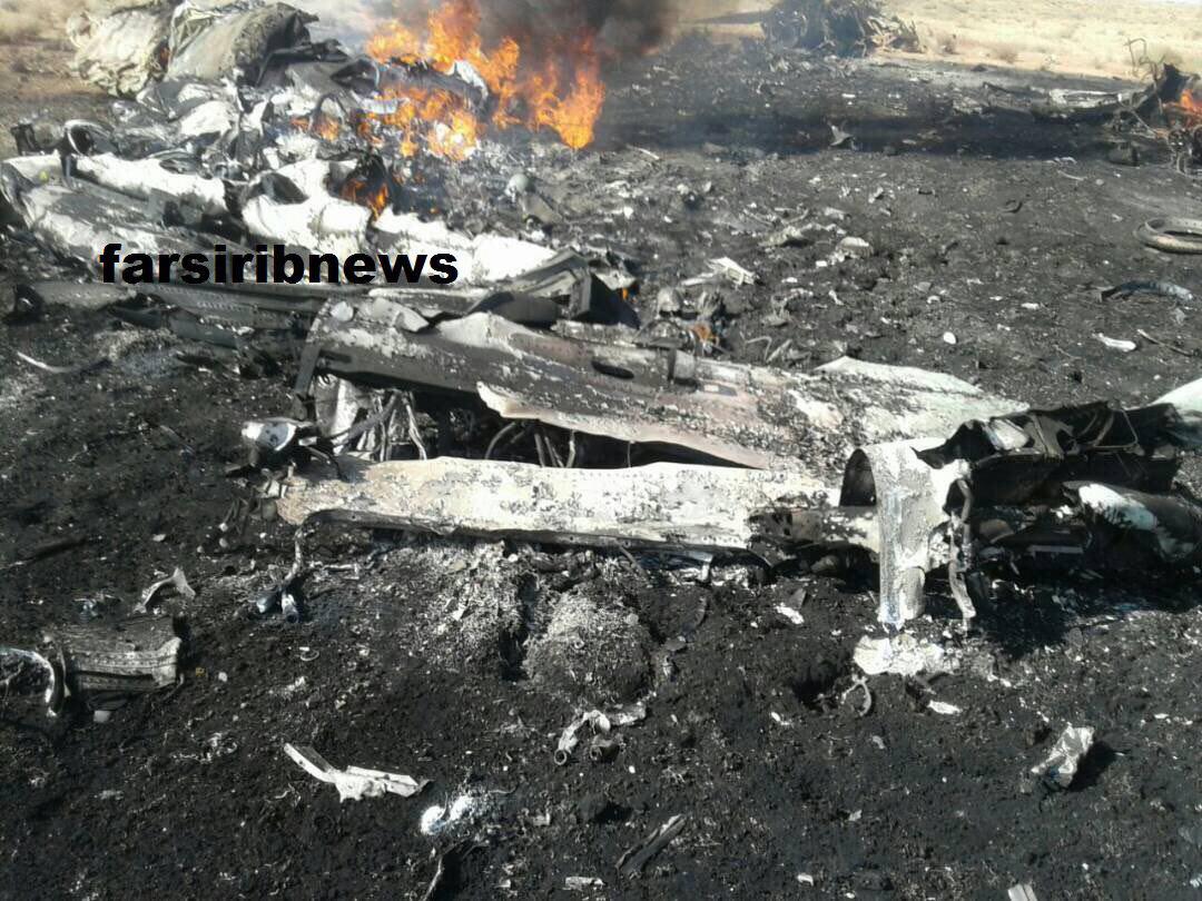 В Иране разбился военный самолет: опубликованы фото