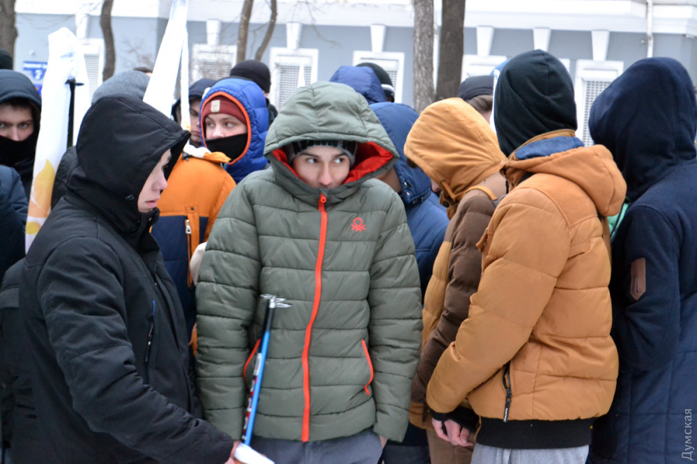 В Одесі затримали дивних учасників акції на честь радянської армії: опубліковано фото і відео