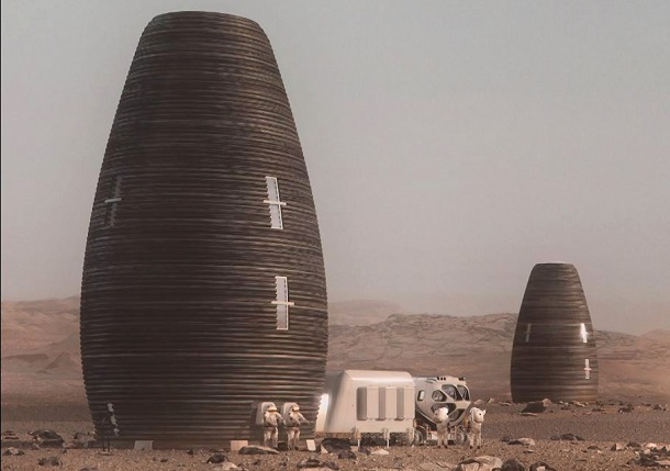 NASA представило проекты марсианских домов