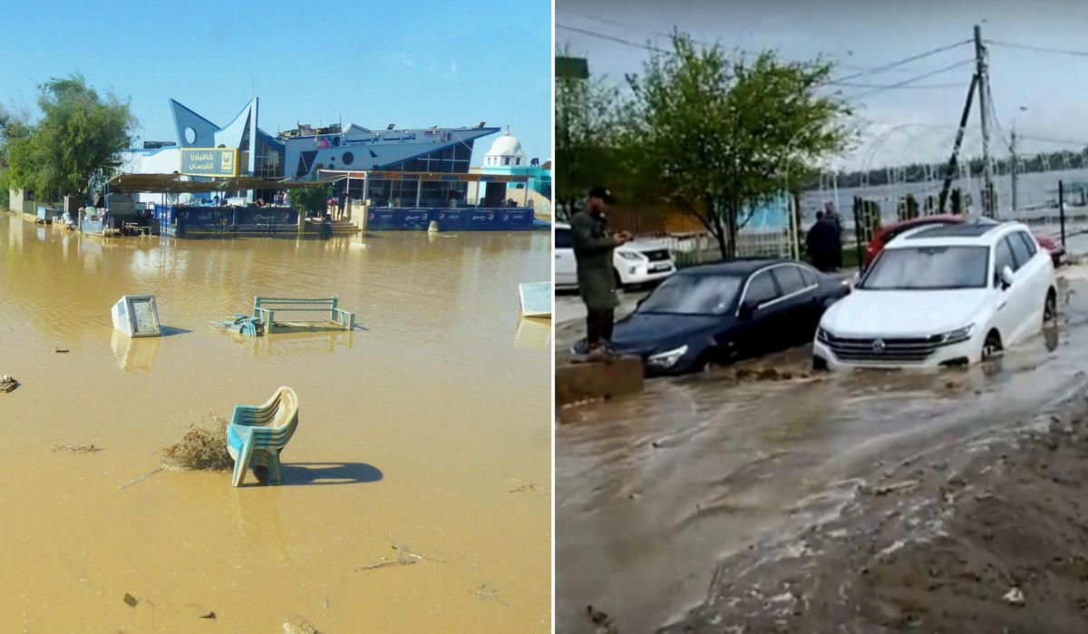 Потоп в Хургаде - город утонул в грязи - фото - Апостроф