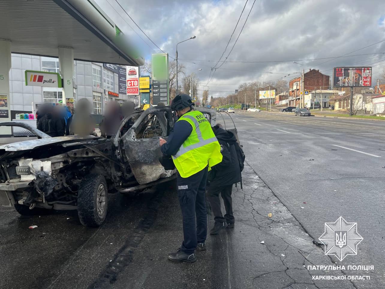 Взрыв в Харькове 12 ноября – на АЗС произошел пожар – видео - Апостроф