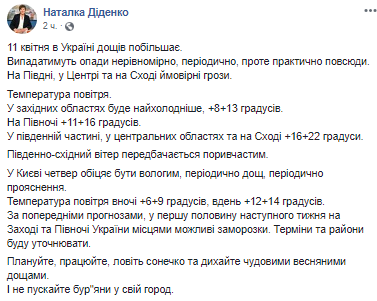 В Україну йдуть грози: свіжий прогноз від синоптика