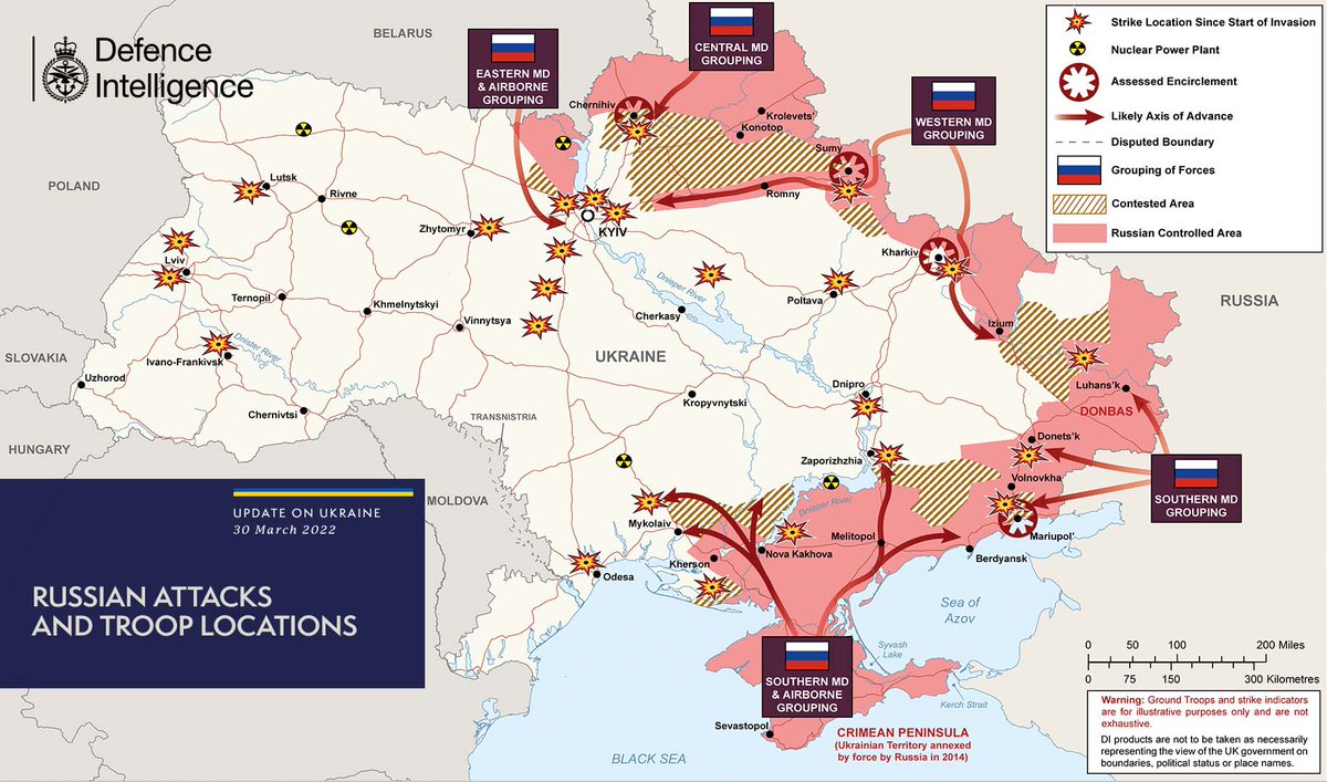 Война в Украине - карта боев на 30 марта - Апостроф
