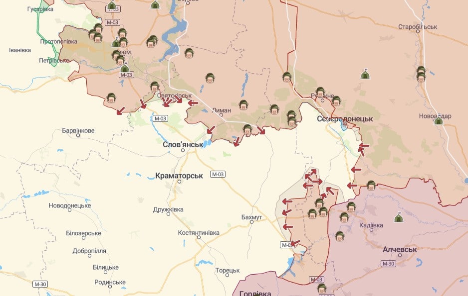 Карта боевых действий в Украине - где идут бои по состоянию на 14 июня -Апостроф