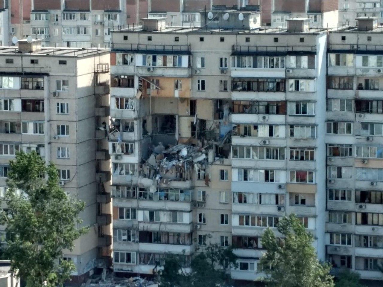 Взрыв газа в жилом доме в Киеве 21 июня - фото и видео - новости Киева -  Апостроф