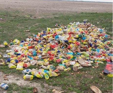 ​Под Ровно в поле нашли огромную гору хлеба: фото, видео и подробности