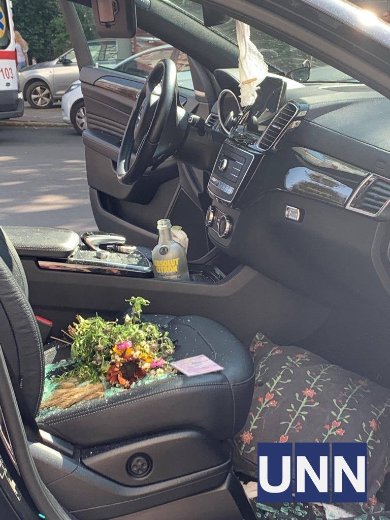 П'яний ловелас з Росії влаштував автомобільну НП в центрі Києва: фото