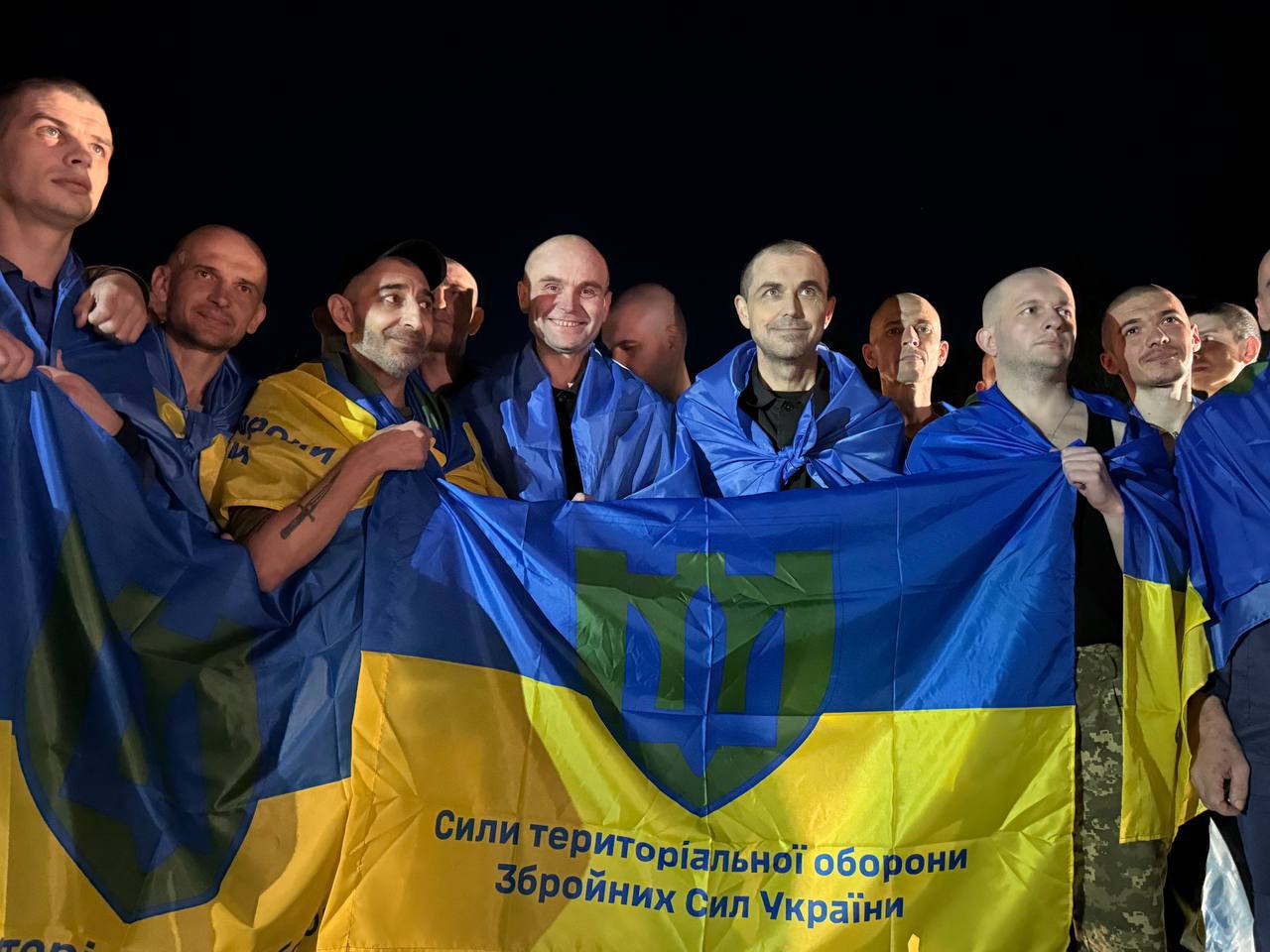 Девятый этап обмена: в Украину вернулась новая группа пленных защитников