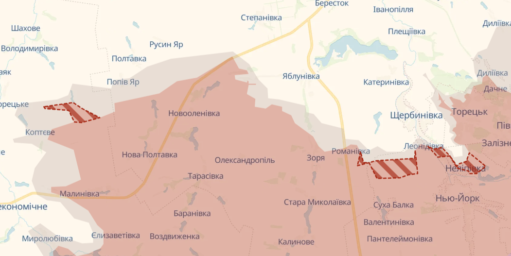Росіяни зайняли Новомихайлівку на Донеччині - DeepState про нові просування РФ на сході