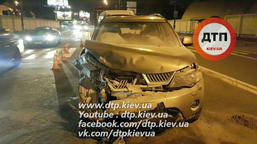 Появились фото жуткого пьяного ДТП в Киеве