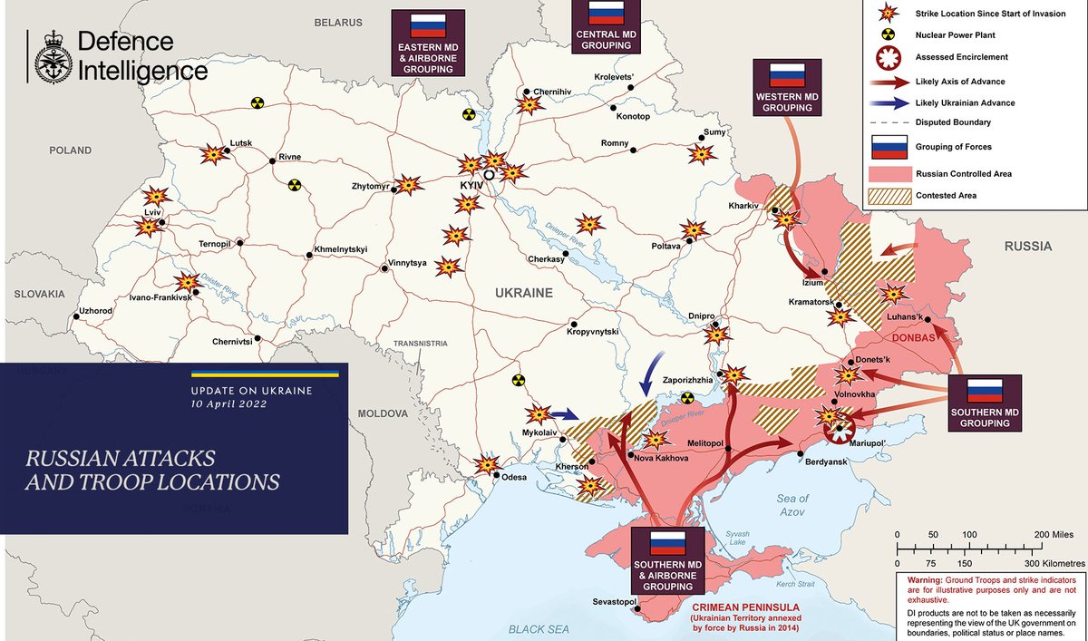 Карта Украины - последние новости о боевых действиях на 10 апреля - Апостроф