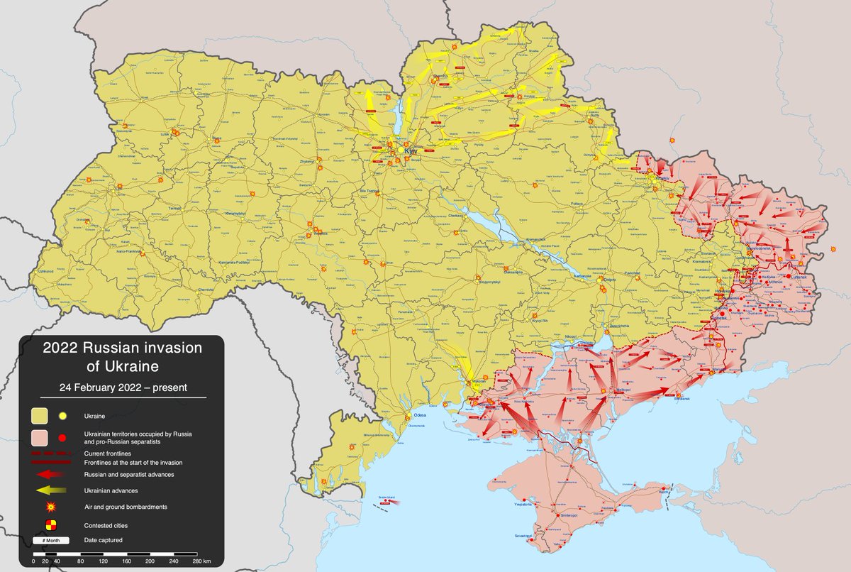 Карта Украины после вторжения России - данные на 18 апреля - Апостроф