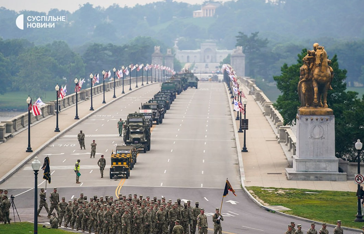 В США состоялся военный парад к 250-летию армии. Параллельно продолжались протесты против Трампа