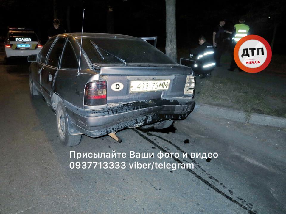 Водій з дитиною в авто збив на смерть жінку в Києві: опубліковано фото