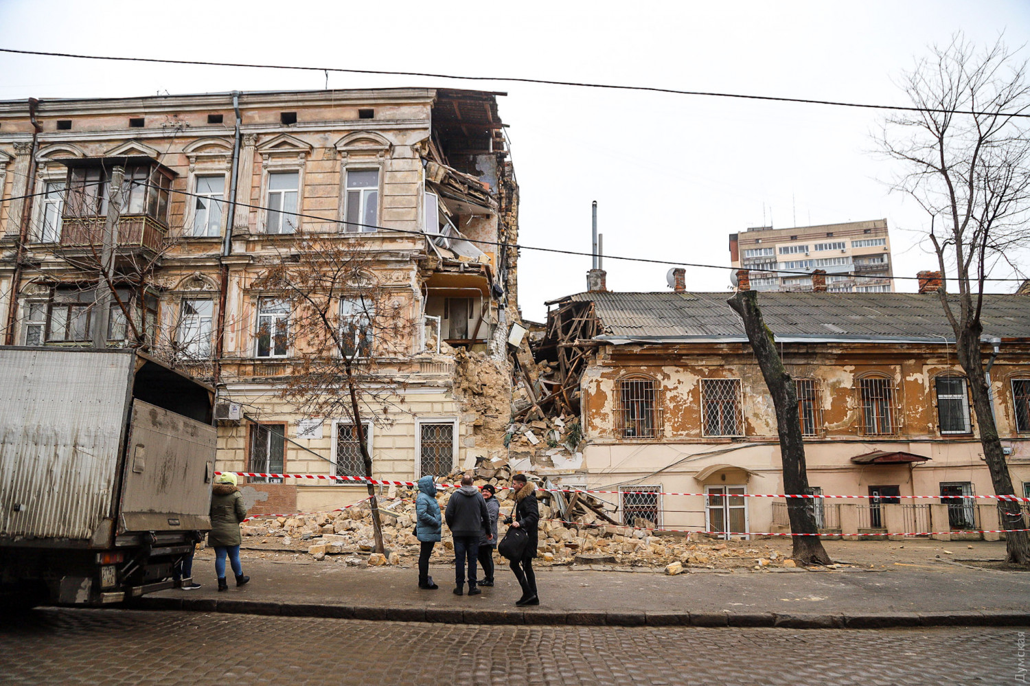 Обвал дома в Одессе 1 марта 2021 - фото, видео, что известно - новости  Одессы - Апостроф