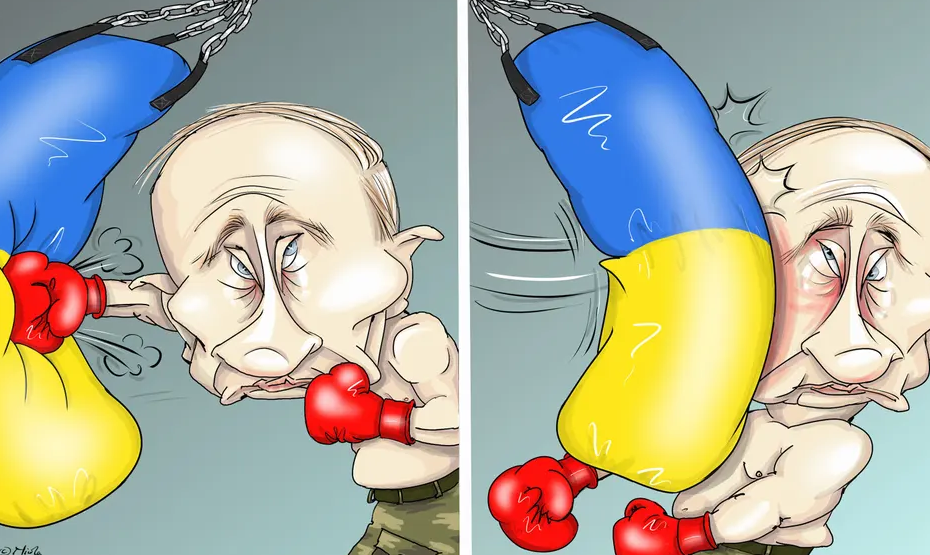 Карикатура на Путіна - The Guardian висміяла провал окупанта - Апостроф